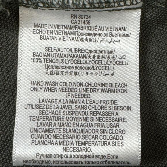 BCBGeneration Bell Sleeve Olive Green Mini Boho Dress M - Picture 8 of 8